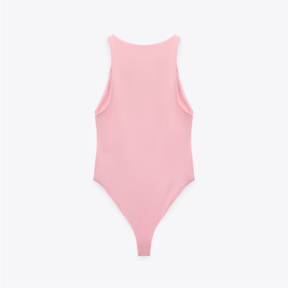 ZARA Pink Bodysuit M - Picture 4 of 8